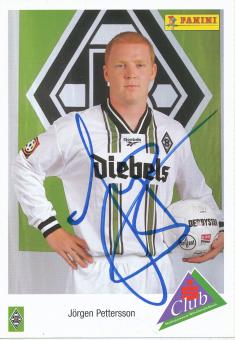 Jörgen Pettersson  1996/1997  Borussia Mönchengladbach  Fußball  Autogrammkarte original signiert 
