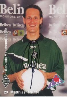 Matthias Hagner  1999/2000  Borussia Mönchengladbach  Fußball  Autogrammkarte original signiert 