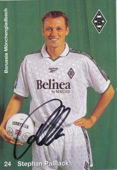 Stephan Paßlack  1998/1999  Borussia Mönchengladbach  Fußball  Autogrammkarte original signiert 