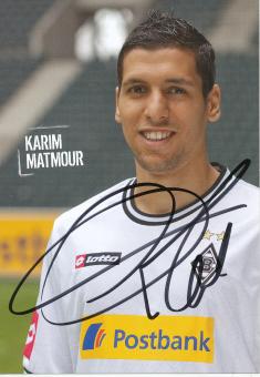 Karim Matmour  2010/2011  Borussia Mönchengladbach  Fußball  Autogrammkarte original signiert 