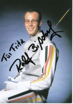 Rolf Bißdorf   Fechten   Autogrammkarte  original signiert 