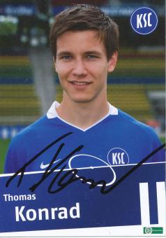 Thomas Konrad  Karlsruher SC II  Fußball Autogrammkarte original signiert 
