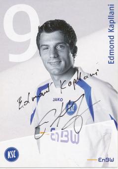 Edmond Kapllani   2006/2007   Karlsruher SC  Fußball Autogrammkarte original signiert 