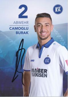 Camoglu Burak   2017/2018   Karlsruher SC  Fußball Autogrammkarte original signiert 