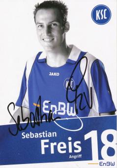 Sebastian Freis   2007/2008   Karlsruher SC  Fußball Autogrammkarte original signiert 