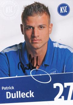 Patrick Dulleck   2010/2011   Karlsruher SC  Fußball Autogrammkarte original signiert 