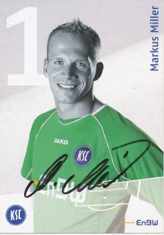 Markus Miller   2006/2007   Karlsruher SC  Fußball Autogrammkarte original signiert 