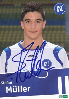 Stefan Müller   Karlsruher SC II  Fußball Autogrammkarte original signiert 