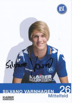 Silvano Varnhagen   2012/2013   Karlsruher SC  Fußball Autogrammkarte original signiert 