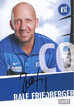 Ralf Friedberger   2011/2012   Karlsruher SC  Fußball Autogrammkarte original signiert 