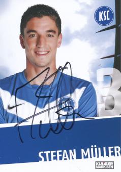 Stefan Müller   2011/2012   Karlsruher SC  Fußball Autogrammkarte original signiert 