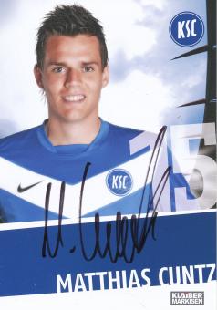 Matthias Cuntz  2011/2012   Karlsruher SC  Fußball Autogrammkarte original signiert 