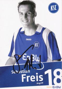 Sebastian Freis  2007/2008   Karlsruher SC  Fußball Autogrammkarte original signiert 