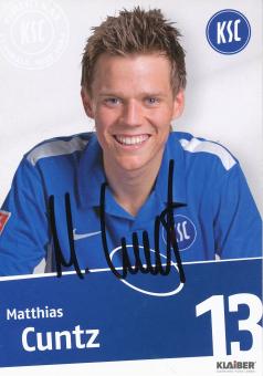 Matthias Cuntz  2010/2011   Karlsruher SC  Fußball Autogrammkarte original signiert 