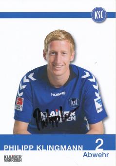 Philipp Klingmann  2013/2014   Karlsruher SC  Fußball Autogrammkarte original signiert 