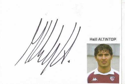 Halil Altintop  FC Kaiserslautern  Fußball Autogramm Karte  original signiert 