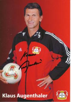 Klaus Augenthaler 2003/2004  Bayer 04 Leverkusen  Fußball Autogrammkarte original signiert 