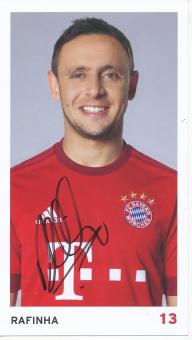 Rafinha  2015/2016   FC Bayern München  Fußball Autogrammkarte original signiert 