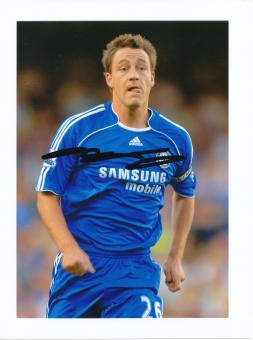 John Terry  FC Chelsea London  Fußball Autogramm Foto original signiert 