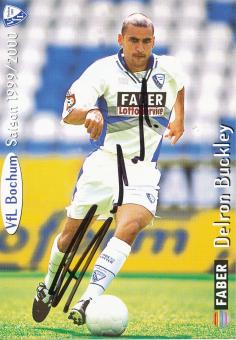 Delron Buckley  1999/2000  VFL Bochum  Fußball  Autogrammkarte original signiert 