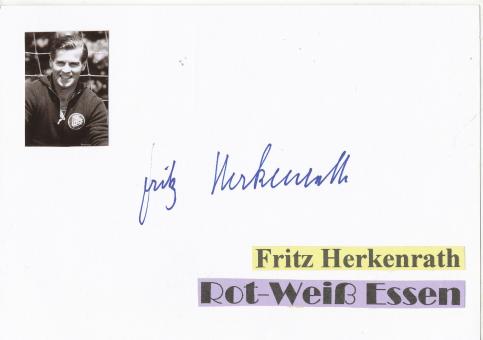 Fritz Herkenrath † 2016   DFB   Fußball Autogramm Karte  original signiert 