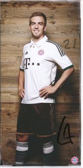 Philipp Lahm  2013/2014  FC Bayern München  2010/2011   Fußball  Autogrammkarte original signiert 