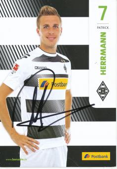 Patrick Herrmann  2016/2017  Borussia Mönchengladbach   Fußball  Autogrammkarte original signiert 