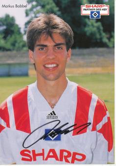 Markus Babbel   1992/1993  Hamburger SV  Fußball  Autogrammkarte original signiert 