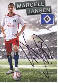 Marcell Jansen  2010/2011  Hamburger SV  Fußball  Autogrammkarte original signiert 