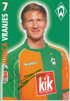 Jurica Vranjes  2005/2006   SV Werder Bremen  Fußball  Autogrammkarte original signiert 