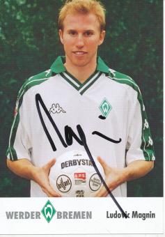 Ludovic Magnin   SV Werder Bremen  Fußball  Autogrammkarte original signiert 