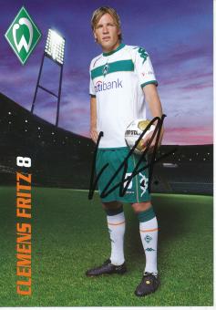 Clemens Fritz  2008/2009   SV Werder Bremen  Fußball  Autogrammkarte original signiert 