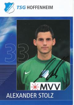 Alexander Stolz  2006/2007  TSG 1899 Hoffenheim  Fußball Autogrammkarte original signiert 