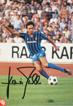 Hansi Müller  Inter Mailand  Fußball  Autogrammkarte original signiert 