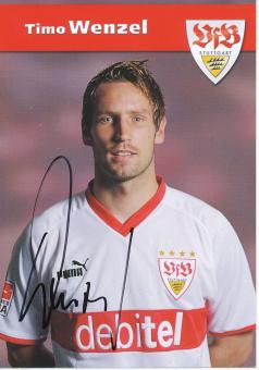 Timo Wenzel  2003/2004  VFB Stuttgart  Fußball  Autogrammkarte original signiert 