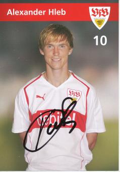 Alexander Hleb  2009/2010  VFB Stuttgart  Fußball  Autogrammkarte original signiert 