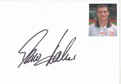 Marco Haber  VFB Stuttgart  Fußball Autogramm Karte  original signiert 