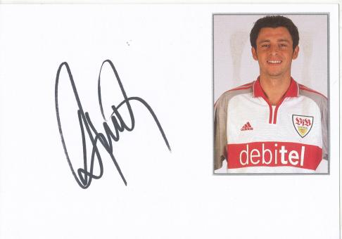 Kristijan Djordjevic  VFB Stuttgart  Fußball Autogramm Karte  original signiert 