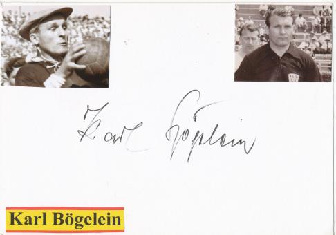 Karl Bögelein † 2016  VFB Stuttgart  Fußball Autogramm Karte  original signiert 