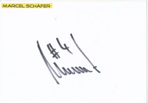 Marcel Schäfer  VFL Wolfsburg  Fußball  Autogramm Karte  original signiert 
