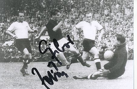 Zoltan Czibor † 1997  Ungarn  WM 1954   Fußball Autogramm Foto original signiert 