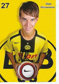 Uwe Hünemeier   Borussia Dortmund  Fußball beschädigte Autogrammkarte original signiert 