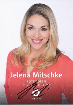 Jelena Mitschke  Rote Rosen  ARD  TV  Serien Autogrammkarte original signiert 