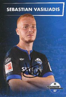 Sebastian Vasiliadis  2019/2020  SC Paderborn  Autogrammkarte original signiert 