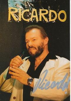 Ricardo  Musik  Autogrammkarte original signiert 