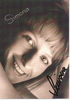 Simona   Musik  Autogrammkarte original signiert 