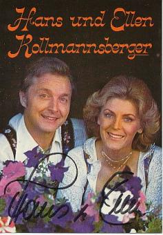 Hans & Ellen Kollmannsberger  Musik  Autogrammkarte original signiert 