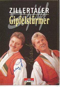 Zillertaler Gipfelstürmer  Musik  Autogrammkarte original signiert 