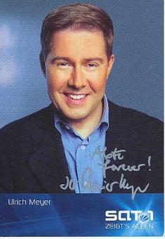 Ulrich Meyer  Sat 1  TV Sender Autogrammkarte Druck signiert 