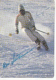 Rossi Mittermaier   Ski Alpin  Autogrammkarte original signiert 
